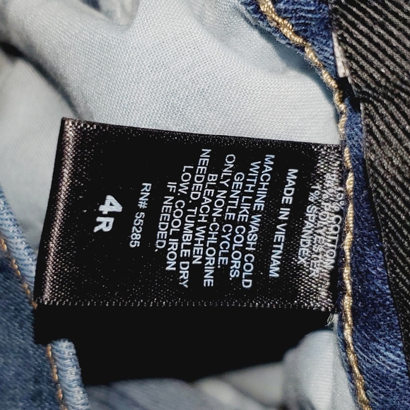 Express Jeans Super Skinny Mid Rise Mid Wash 4R - Picture 8 of 11